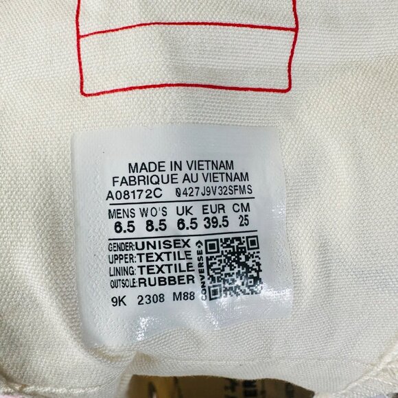 ⭐Converse Chuck 70 Plus Hi 6.5 Men's Shoes Beige Floral Paisley Sneakers A08172C - Picture 10 of 10